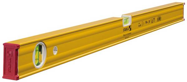 Stabila Type 80 AS 19166 Leichtmetall-Wasserwaage mit Rutschstopper 80 cm 0.5 mm/m