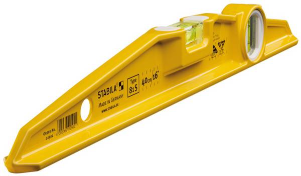 Stabila Type 81 S 2502 Leichtmetall-Wasserwaage 40 cm 0.50 mm/m