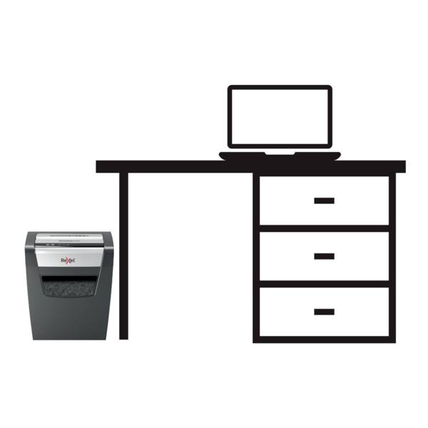 Rexel Momentum X410 Aktenvernichter 10 Blatt Mikroschnitt 4 x 28 mm P-4 23 l Vernichtet auch Heftklammern, Büroklammern-3