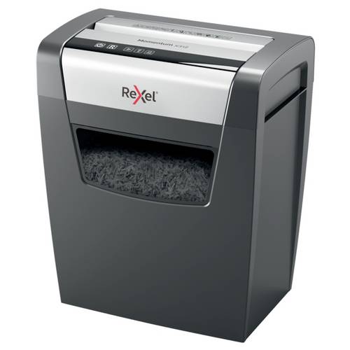 Thumbnail - Rexel Momentum X312 Aktenvernichter 12 Blatt Partikelschnitt 5 x 42 mm P-3 23 l Vernichtet auch Heftklammern, Büroklamme...