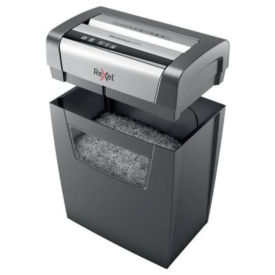 Rexel Momentum X312 Aktenvernichter 12 Blatt Partikelschnitt 5 x 42 mm P-3 23 l Vernichtet auch Heftklammern, Büroklamme-1