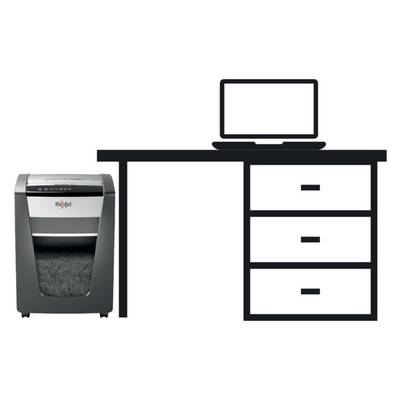 Rexel Momentum X420 Aktenvernichter 20 Blatt Mikroschnitt 4 x 40 mm P-4 30 l Vernichtet auch Heftklammern, Büroklammern-3