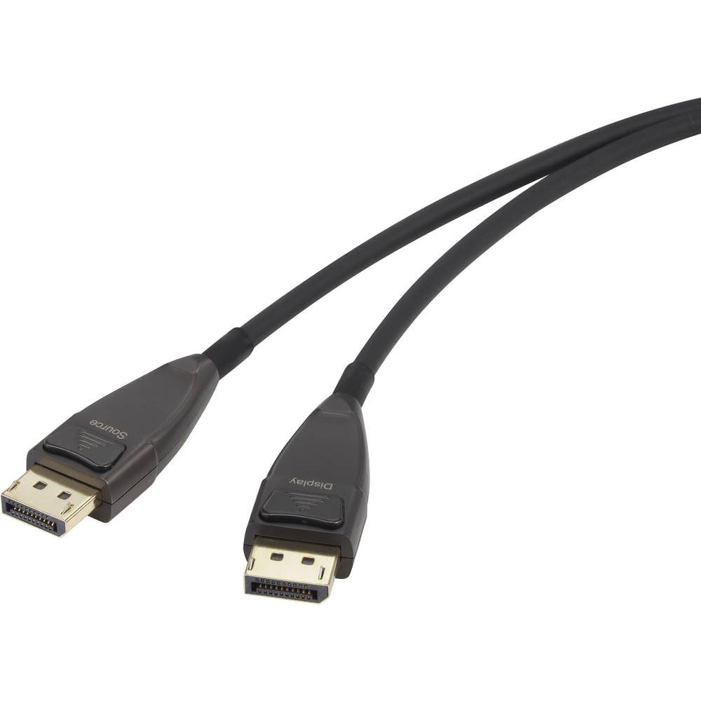 Renkforce DisplayPort Aansluitkabel [1x DisplayPort stekker 1x DisplayPort stekker] 30 m Zwart
