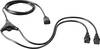 Sygonix SY-5042698 Kaltgeräte Y-Kabel Schwarz 2.35 m