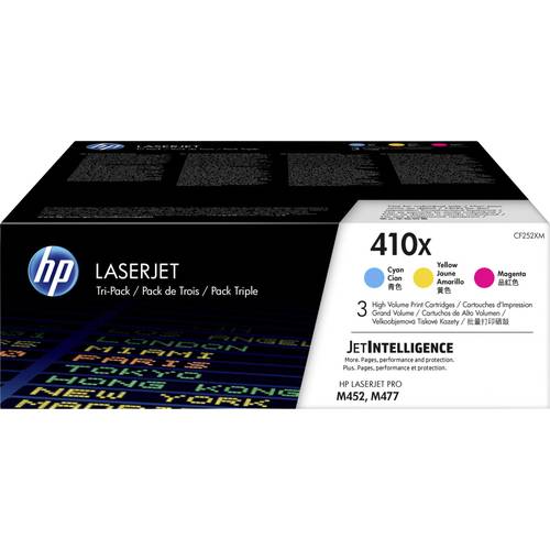 HP Toner 410X Original Kombi-Pack Cyan, Magenta, Gelb 5000 Seiten CF252XM