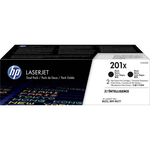 HP Toner 201X Original 2er-Pack Schwarz 5600 Seiten CF400XD