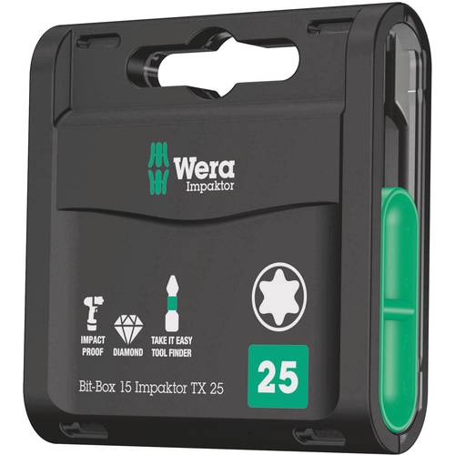 Thumbnail - Wera Impaktor 05057775001 Bit-Set 15teilig