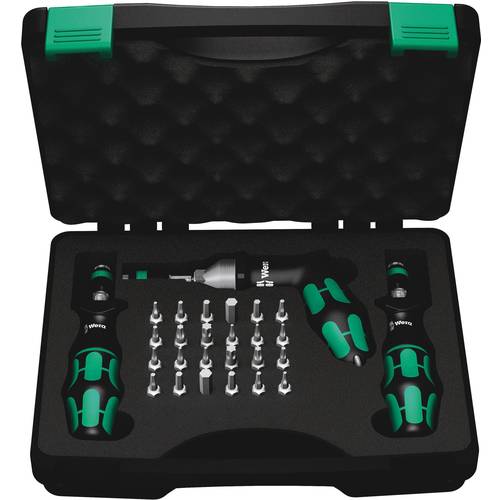 Wera 7445/46/47 Drehmoment-Schraubendreher-Set 27teilig
