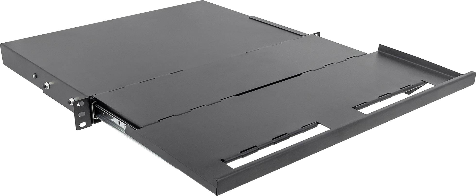 Intellinet 19" Sliding Shelf with Extending Workspace - Rack - Regal - 1U - 48.3 cm (19")