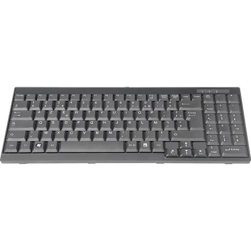 Thumbnail - Digitus DS-72000FR Kabelgebunden KVM-Tastatur Französisch, AZERTY Schwarz