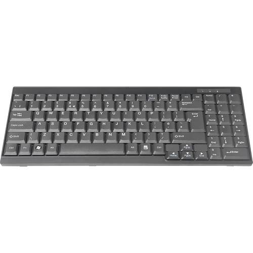 Thumbnail - Digitus DS-72000UK Kabelgebunden KVM-Tastatur UK-Englisch, QWERTY Schwarz