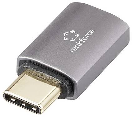 Renkforce USB4®, USB-C® Adapter [1x USB-C® Stecker - 1x USB-C® Buchse] RF-3778880  8K UHD
