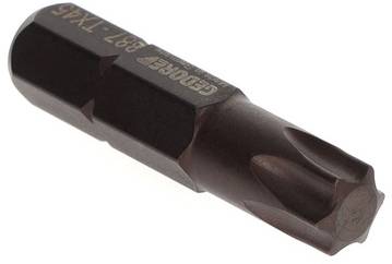 Ein braunes Torx-Schraubbit mit der Aufschrift 'GEDORE' und 'TX45'.