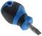 Schraubendreher mit ergonomischem Griff, blau-schwarz. Markierung 'GEDORE' und Modellnummer seitlich sichtbar.