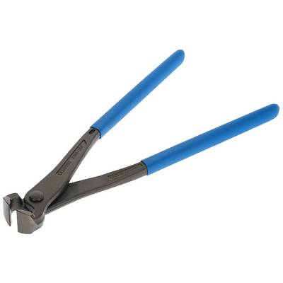 Eine Zange mit blauen Griffen, geeignet zum Schneiden von Draht oder Nägeln.