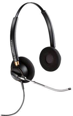 Plantronics HW520V EncorePro Telefon-Headset QD (Quick Disconnect) schnurgebunden On Ear