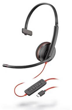 Plantronics Headset Blackwire C3210 monaural USB-C