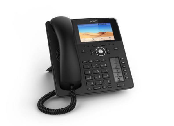 SNOM D785 Prof. Business Phone schwarz Schnurgebundenes Telefon, VoIP Bluetooth, PoE Farbdisplay Schwarz