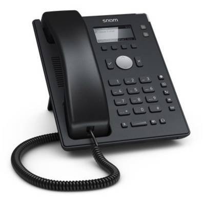 SNOM D120 Schnurgebundenes Telefon, VoIP PoE LC-Display Schwarz 