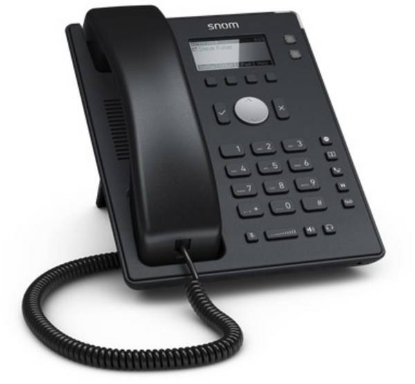SNOM D120 Schnurgebundenes Telefon, VoIP PoE LC-Display Schwarz