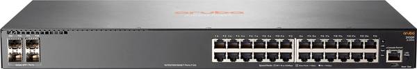 HPE Aruba 2930F 24G 4SFP - Switch - L3 - managed - 24 x 10/100/1000 + 4 x Gigabit SFP (Uplink)