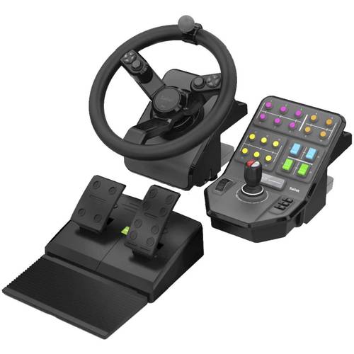 Thumbnail - Logitech Gaming G Saitek Farm Sim Controller -N/A- EMEA Lenkrad PC Schwarz inkl. Pedale