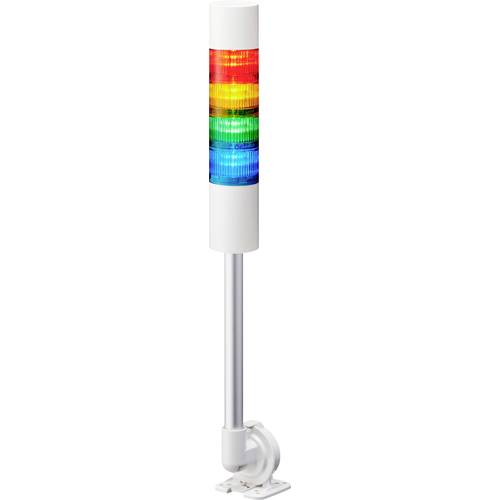 Thumbnail - Patlite Signalsäule LR6-402QJBW-RYGB LED 4-farbig, Rot, Gelb, Grün, Blau 1 St.