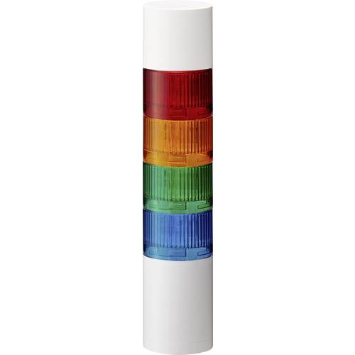 Thumbnail - Patlite Signalsäule LR6-402WJBW-RYGB LED 4-farbig, Rot, Gelb, Grün, Blau 1 St.