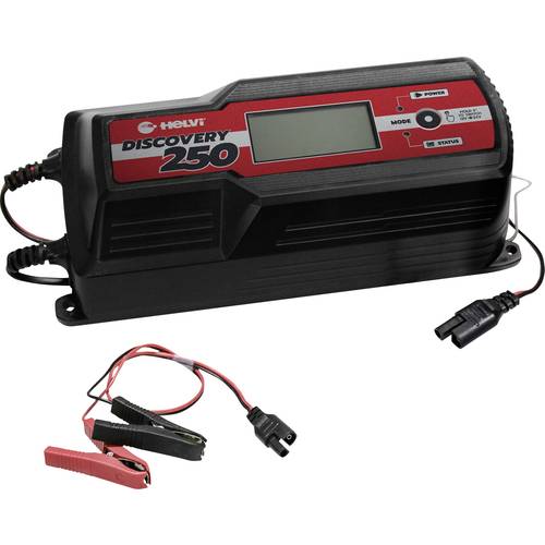 Helvi 77243 Kfz-Ladegerät, Automatikladegerät 12 V, 24 V 16 A, 8 A 16 A, 8 A