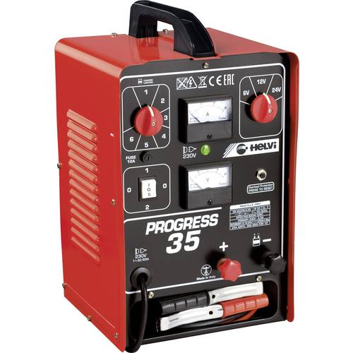 Helvi 77202 Kfz-Ladegerät, Werkstattladegerät 6 V, 12 V, 24 V 38 A