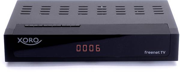 Xoro HRT 8770 TWIN Hybrid DVB-C & DVB-T Kombo-Receiver Aufnahmefunktion, Kartenleser, Deutscher DVB-T2 Standard (H.265), LAN-fähig Anzahl Tuner: 2