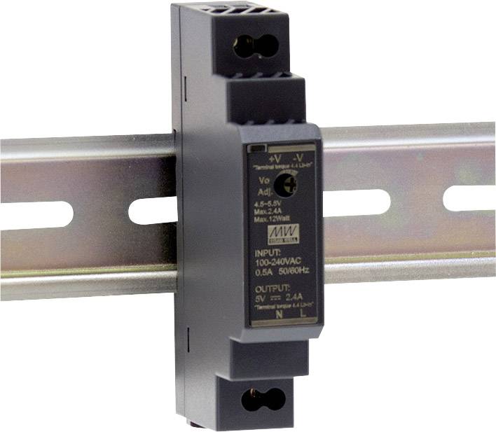 MEAN WELL HDR-15-5 Hutschienen-Netzteil (DIN-Rail) 5 V/DC 2.4 A 12 W 1 x