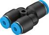 FESTO Y-Verbinder 130812 QSY-6-4-100 Rohr-Ø: 6 mm 1 St.
