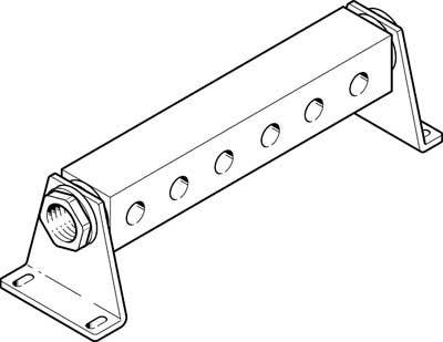 PAL-1/8-1/4-6 P-Anschlussleiste-0