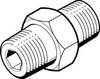 FESTO Doppelnippel 151522 ESK-3/8-3/8 Innengewinde R3/8 Außengewinde: 3/8" (10 mm) Gewinde-Maß: 3/8" 1 St.