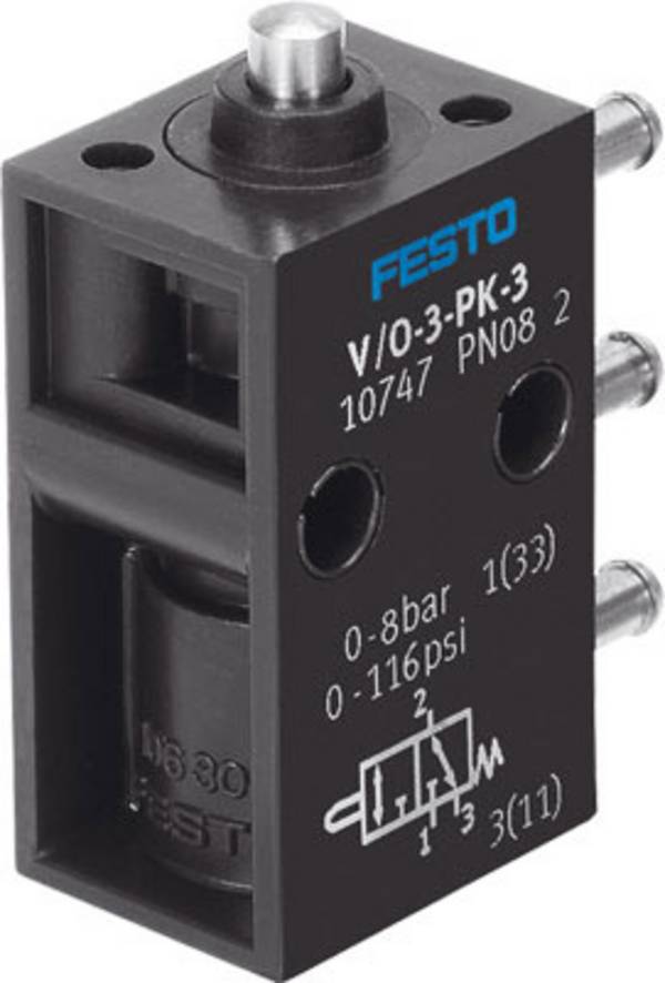 FESTO Stösselventil V/O-3-PK-3 10747 0 bis 8 bar 1 St.