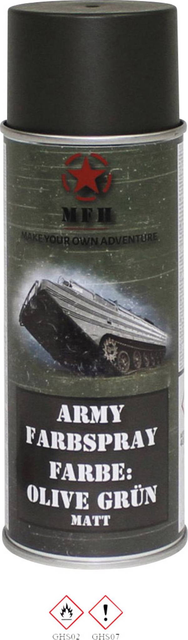 MFH - Military & Adventure 40345 Farbspray OLIV GRÜN matt RAL 6014 400 ml Olivgrün 1 St. (B x H) 6.5 cm x 20 cm