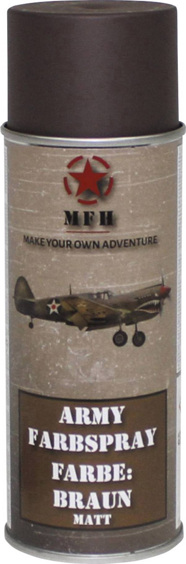 MFH - Military & Adventure 40347 Farbspray BRAUN matt RAL 8027 400 ml Braun 1 St. (B x H) 6.5 cm x 20 cm