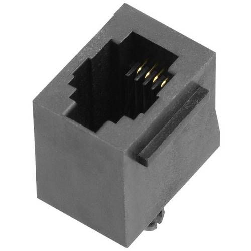 Thumbnail - encitech RJJU-44-122-E1V-047 RJ10 Steckverbinder 3251-0027-02 Buchse, Einbau vertikal Polzahl Sensoren 4P4C Schwarz 1 St...