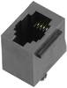 encitech RJJU-44-122-E1V-047 RJ10 Steckverbinder 3251-0027-02 Buchse, Einbau vertikal Polzahl Sensoren 4P4C Schwarz 1 St.