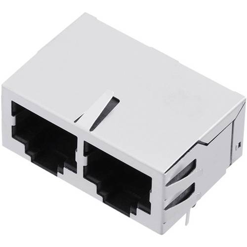 Thumbnail - encitech RJJS-88-242-E9H-002 RJ45 Steckverbinder 3259-0010-05 Buchse, Einbau horizontal Polzahl Sensoren 8P8C Metall 1 S...