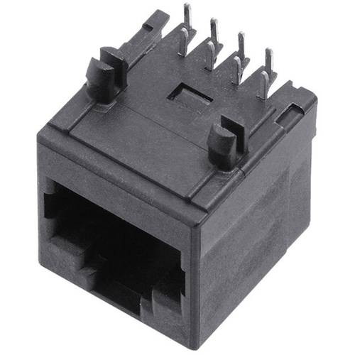Thumbnail - encitech RJJU-88-142-E7H-021 RJ45 Steckverbinder 3257-0008-02 Buchse, Einbau horizontal Polzahl Sensoren 8P8C Schwarz 1 ...