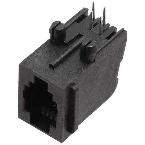 encitech RJJU-44-143-E7V-011 RJ10 Steckverbinder 3257-0011-03 Buchse, Einbau horizontal Polzahl Sensoren 4P4C Schwarz 1 ...