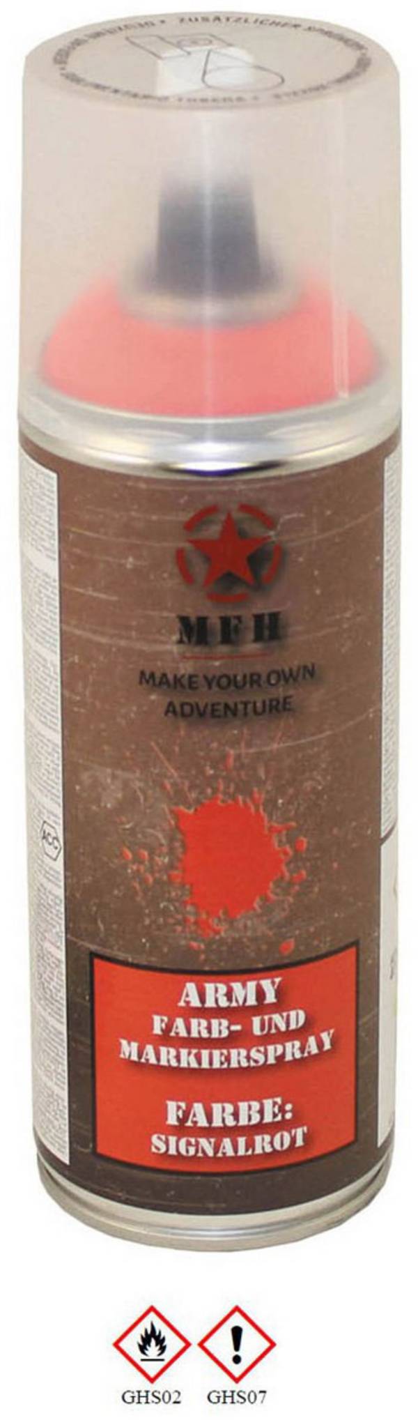 MFH - Military & Adventure 40354 Farbspray SIGNALROT RAL 2005 400 ml Signal-Rot 1 St. (B x H) 6.5 cm x 20 cm
