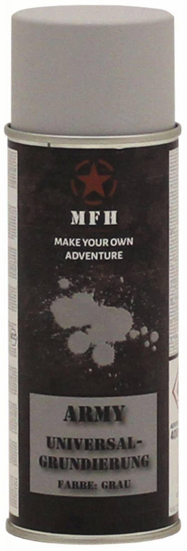 MFH - Military & Adventure 40364 Farbspray Universalgrundierung 400 ml Hellgrau 1 St.