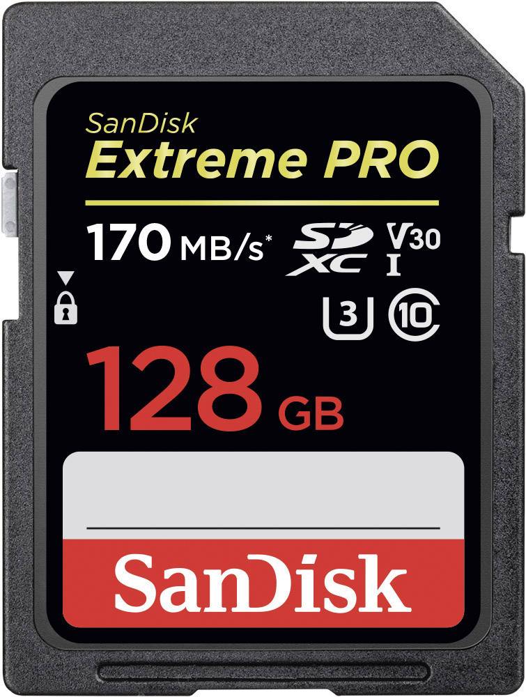 Sandisk Extreme Pro Sdxc Karte 128 Gb Class 10 Uhs I Uhs Class 3 V30 Video Speed Class 4k Videounterstutzung Kaufen