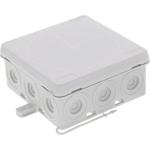 Wiska 10109427 Abzweigkasten (L x B x H) 86 x 86 x 41 mm Lichtgrau (RAL 7035) IP55 1 St.