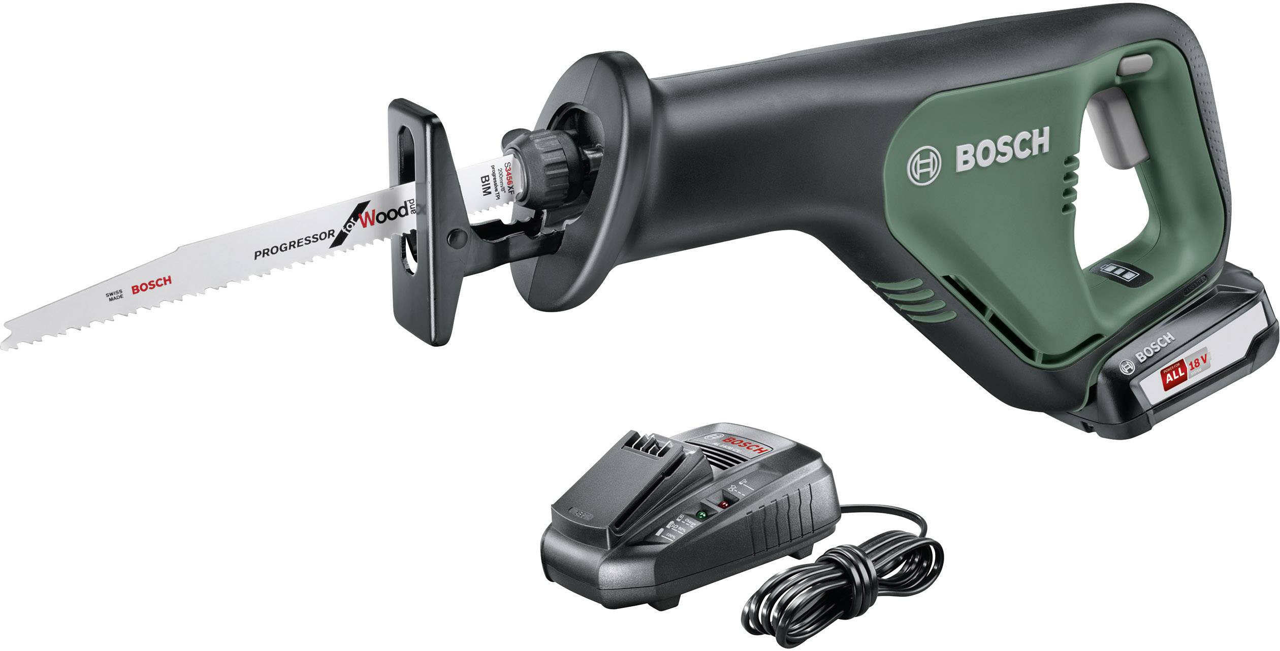 BOSCH Home and Garden AdvancedRecip 18 (Set) Akku-Säbelsäge inkl. Akku 18 V 2.5 Ah