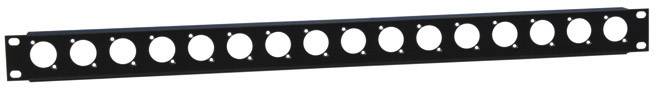 19" Rackblende Adam Hall 872225 1 HE-0