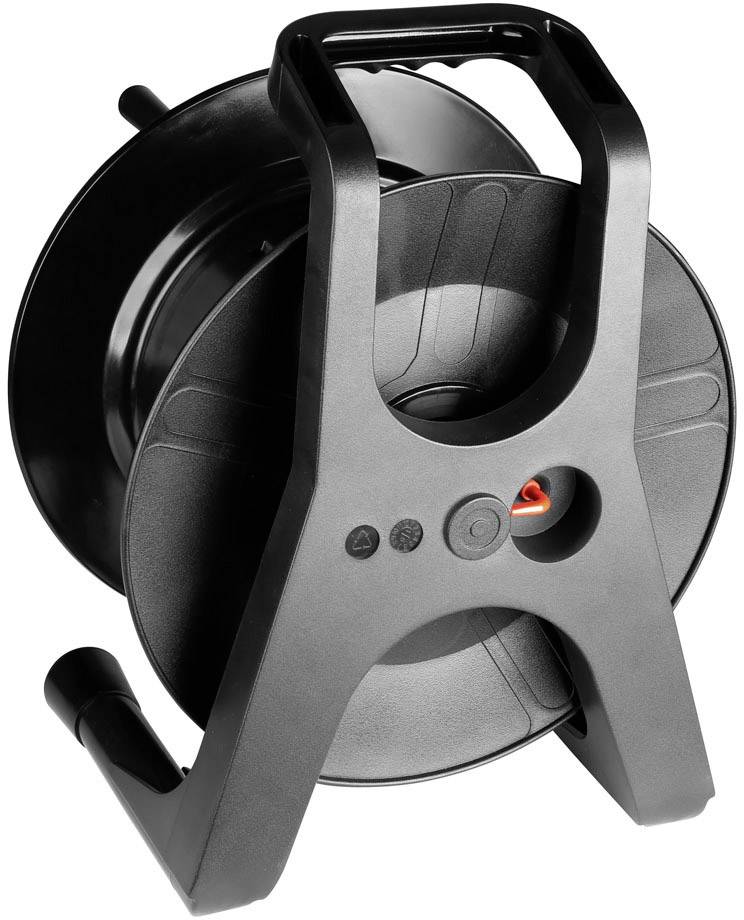 Adam Hall 70226 Kabeltrommel Schwarz-1